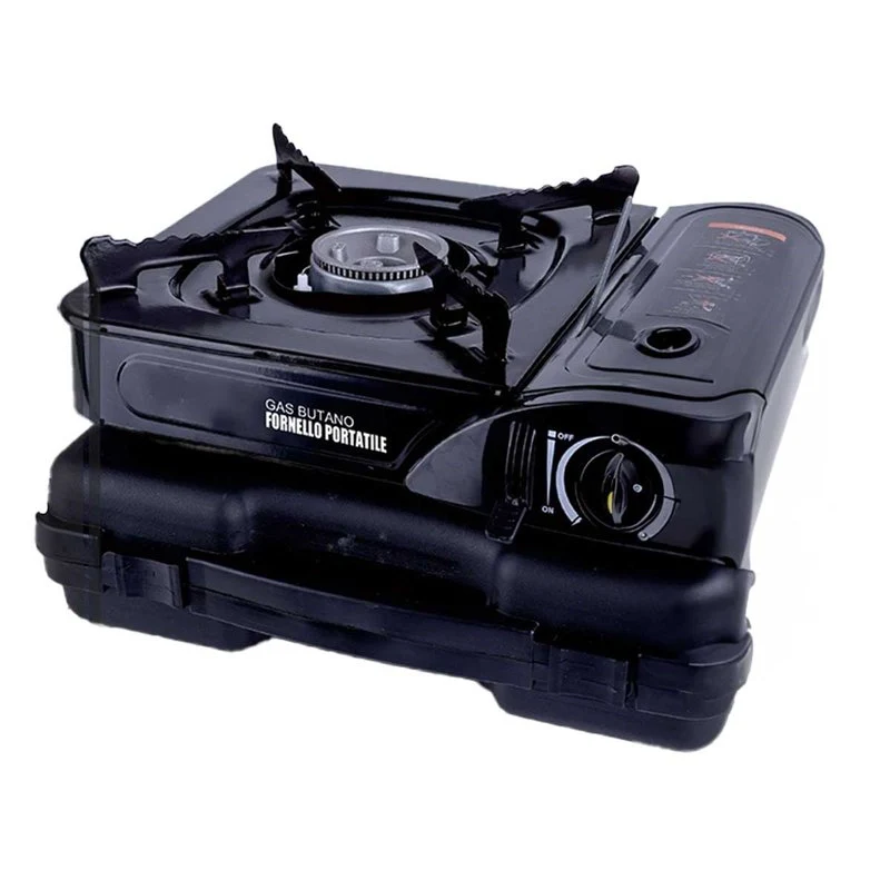 Fornello Portatile a Gas Butano da 2300W 160g/h Fornello da Campeggio con Custodia 33x29x10cm - Image 3