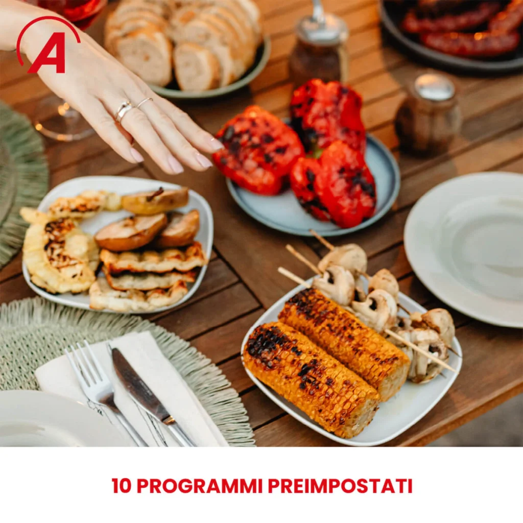 Friggitrice ad aria multifunzione Infinity capacità 8 litri display digitale 10 programmi finestra con luce interna potenza 1700 watt bianco Ardes - Image 7
