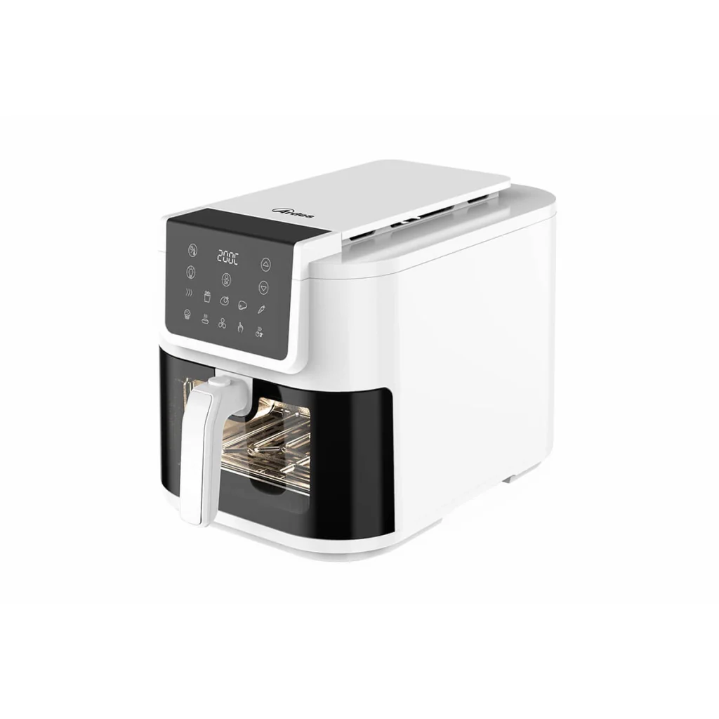 Friggitrice ad aria multifunzione Infinity capacità 8 litri display digitale 10 programmi finestra con luce interna potenza 1700 watt bianco Ardes - Image 8