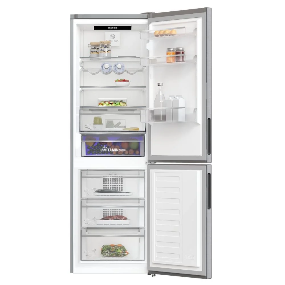 Frigorifero combinato Grundig libera installazione total no frost GKN26840XN INOX classe E - Image 2