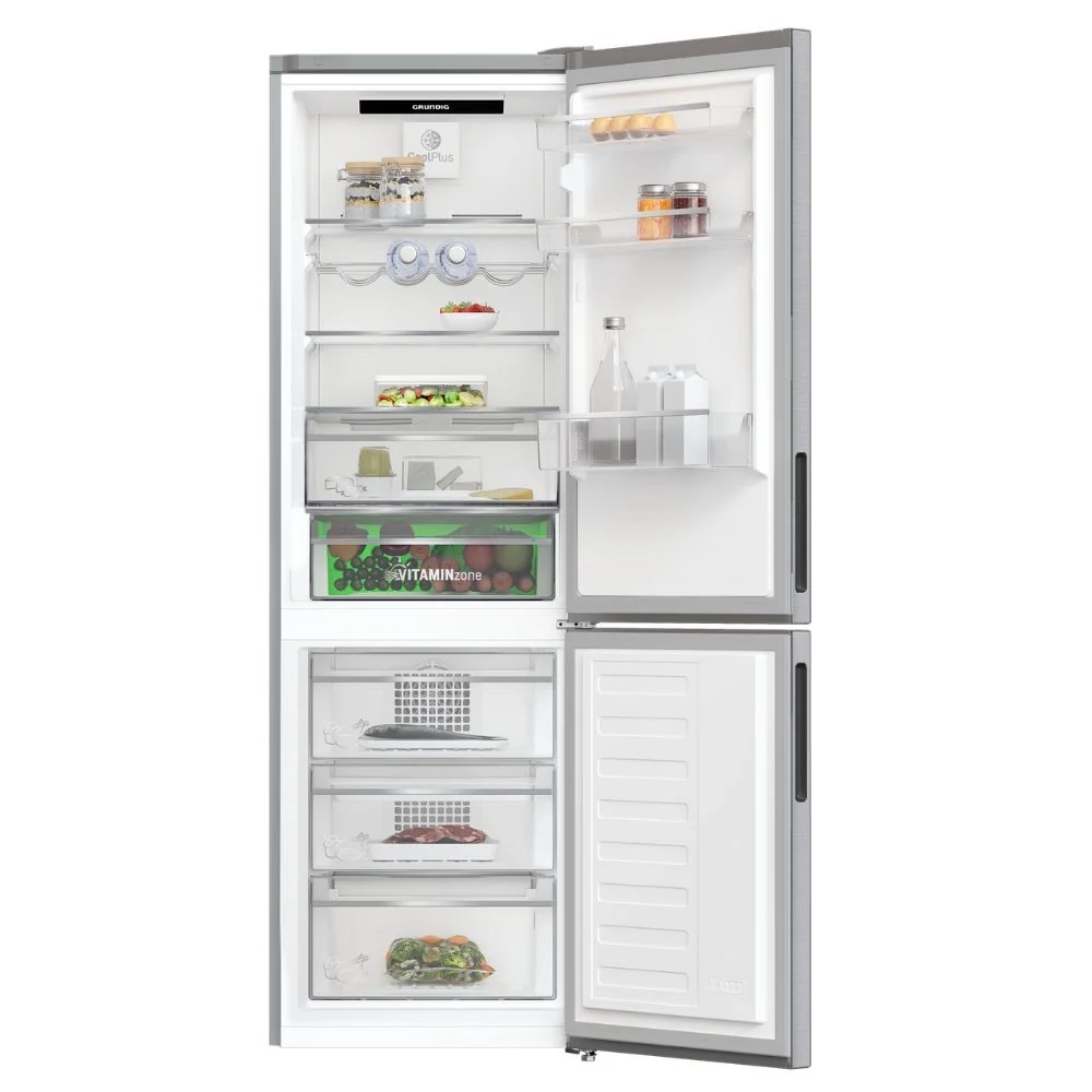 Frigorifero combinato Grundig libera installazione total no frost GKN26840XN INOX classe E - Image 3
