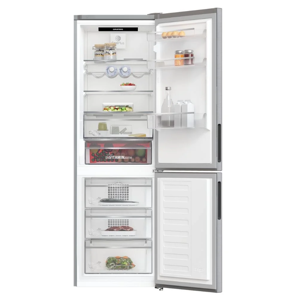 Frigorifero combinato Grundig libera installazione total no frost GKN26840XN INOX classe E - Image 4