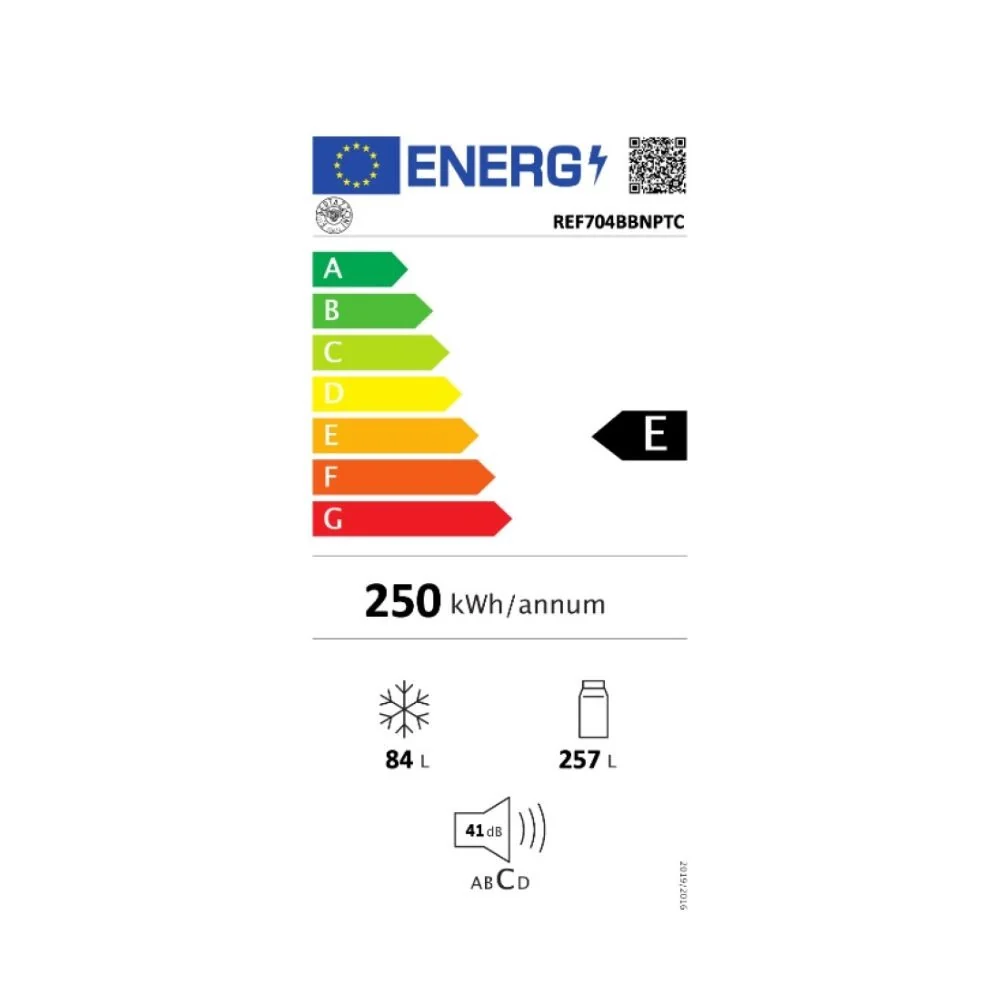 Frigorifero Bertazzoni incasso 70 cm 341 lt total NO FROST reversibile REF704BBNPTC classe E bianco - Image 5