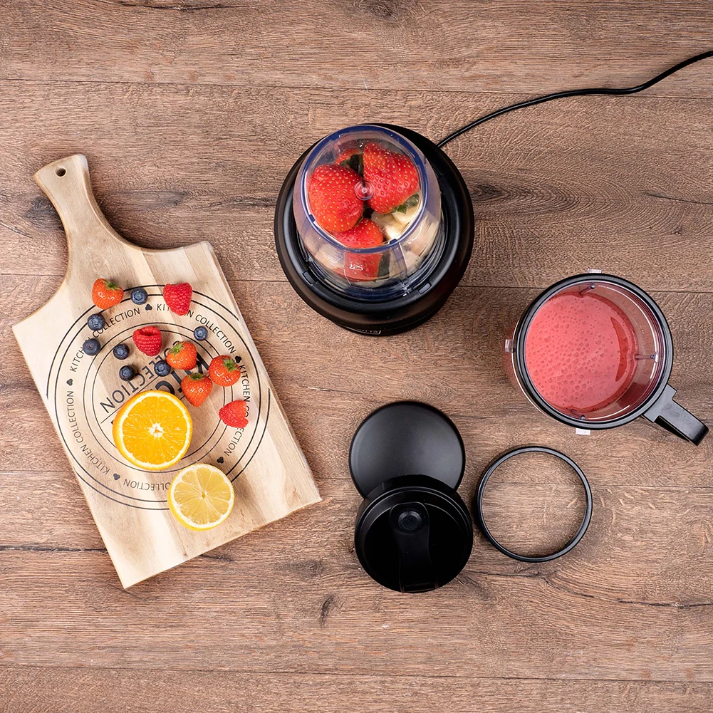 Frullatore Acciaio Inossidabile Smoothie Blender con Caraffa da Asporto 1200W - Image 7