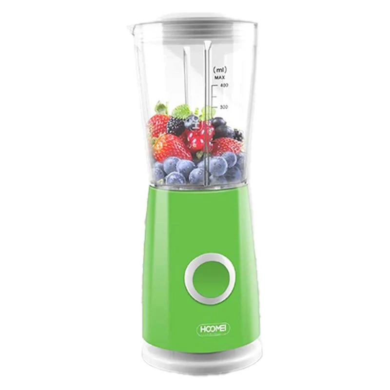 Frullatore Elettrico da Cucina 400mL 170W per Verdure e Frutta con Modalita Impulso 4 Lame Inox Colore Rosso - Image 4