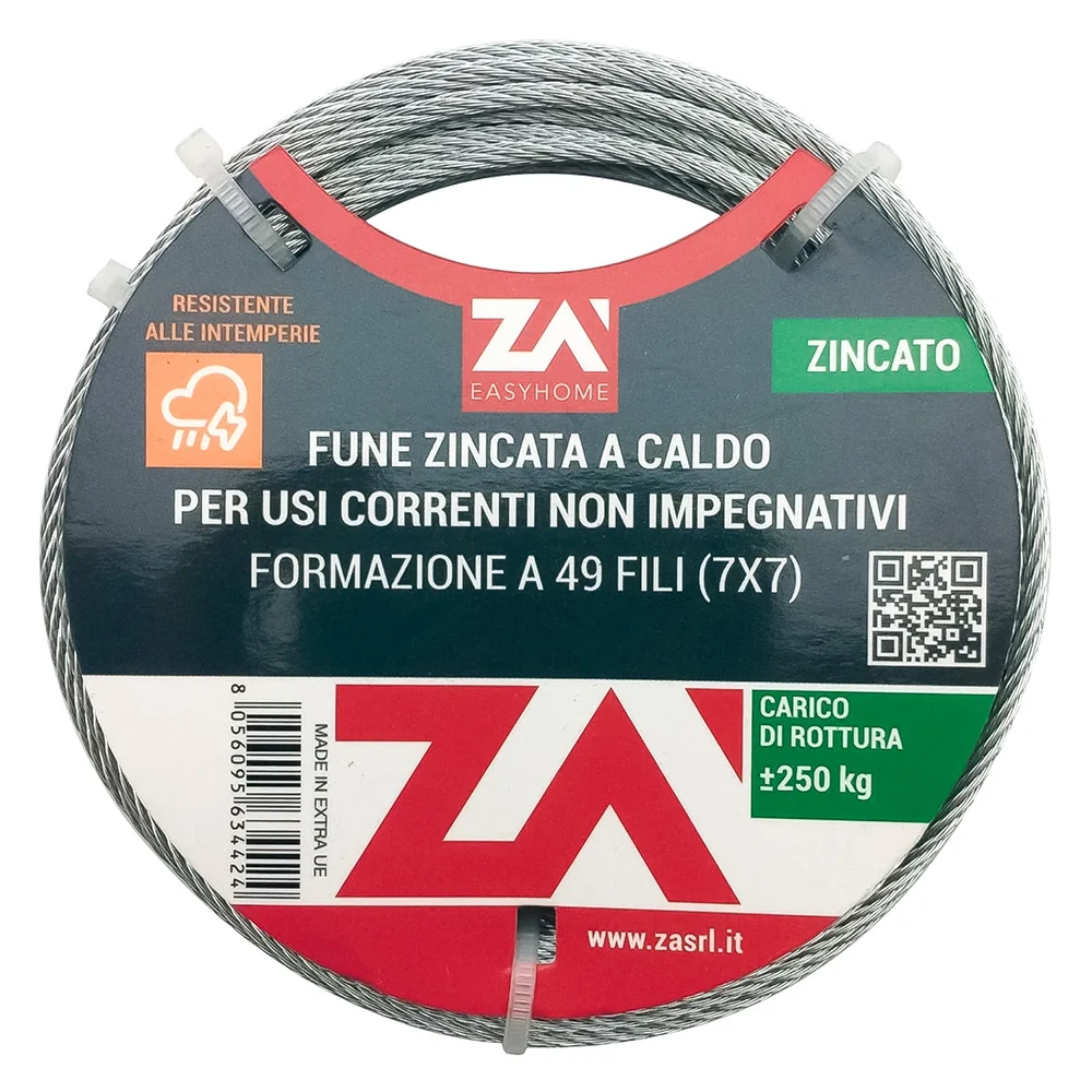 FUNE PER ARGANELLI mm 1,8 x rt. 9 mt  - ZA'