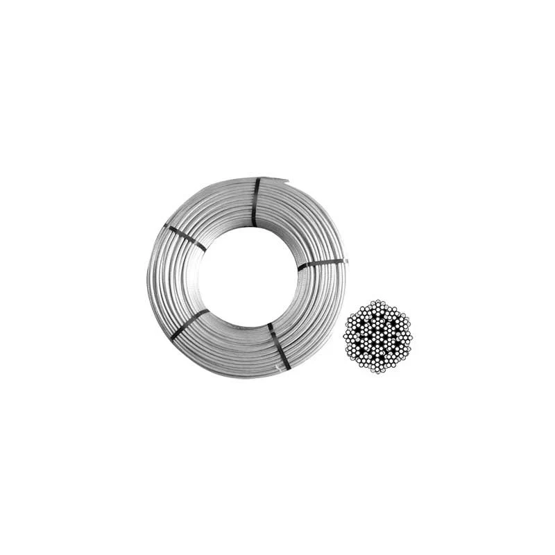FUNE ZINCATA COMMERCIALE Ø 6 mm - rotolo 10 mt - Image 2