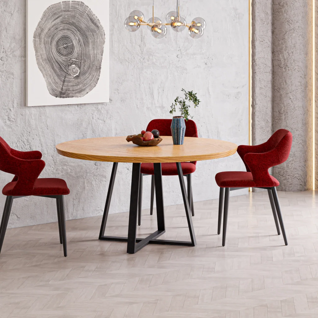 Gamba Centrale Kemijärvi per Mobili Fai da Te 72 x 80 x 80 cm Acciaio Nero [en.casa] - Image 4