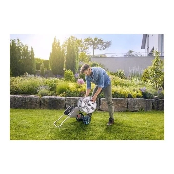 Gardena 18547-20 avvolgitubo da giardino Avvolgitubo multiposizione Manuale Nero, Acciaio inox - Image 3