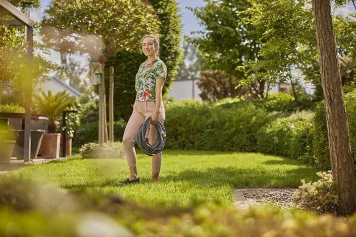 Gardena Liano pompa da giardino 15 m Sul suolo Cloruro di polivinile (PVC), Tessile Nero, Grigio - Image 8