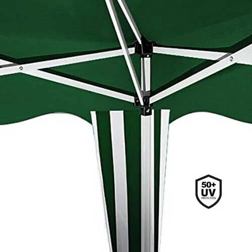 Gazebo 3x3 Pieghevole Verde Impermeabile Richiudibile Tendone Giardino Con Sacca - Image 8