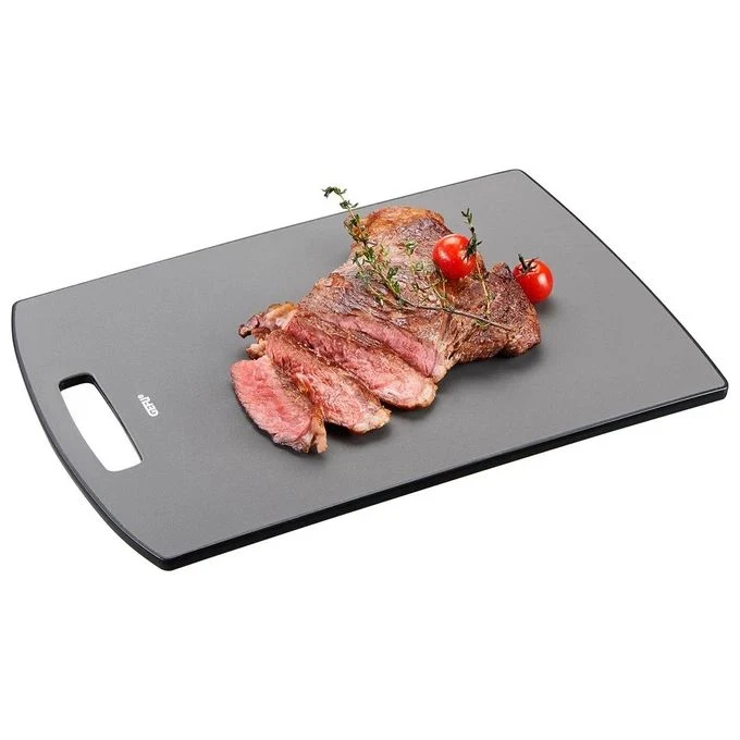 GEFU 13990 tagliere da cucina Rettangolare Plastica Grigio