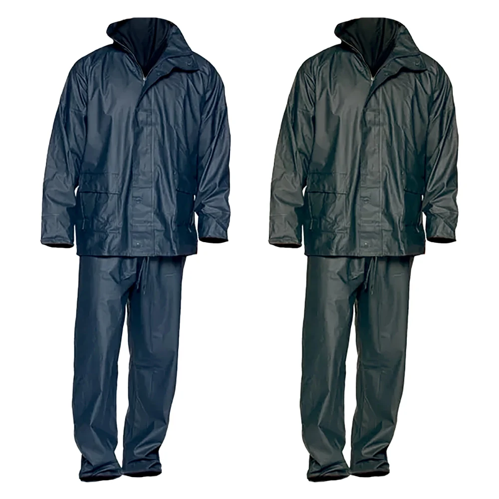 GIACCA E PANTALONE IMPERMEABILE taglia XXL - verde - SOCIM