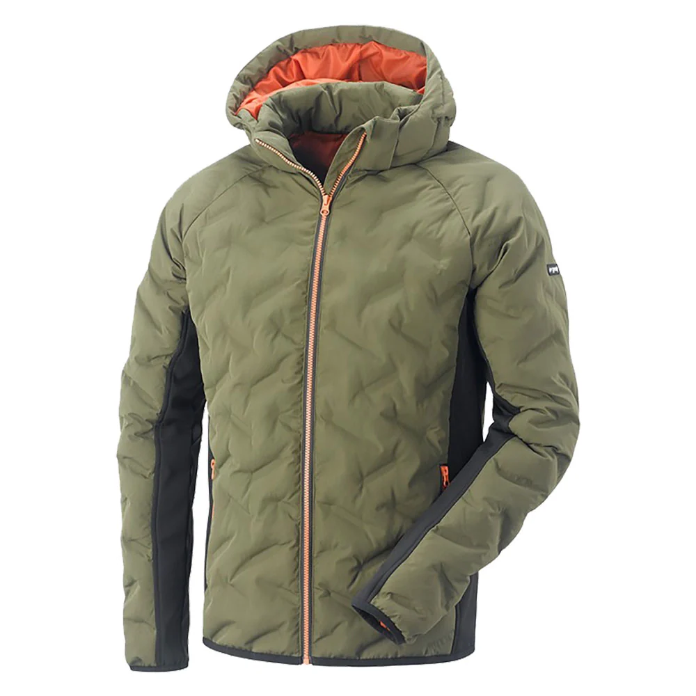 GIACCA IMBOTTITA 'DAKOTA' taglia XXXL - nero/arancio  - NERI