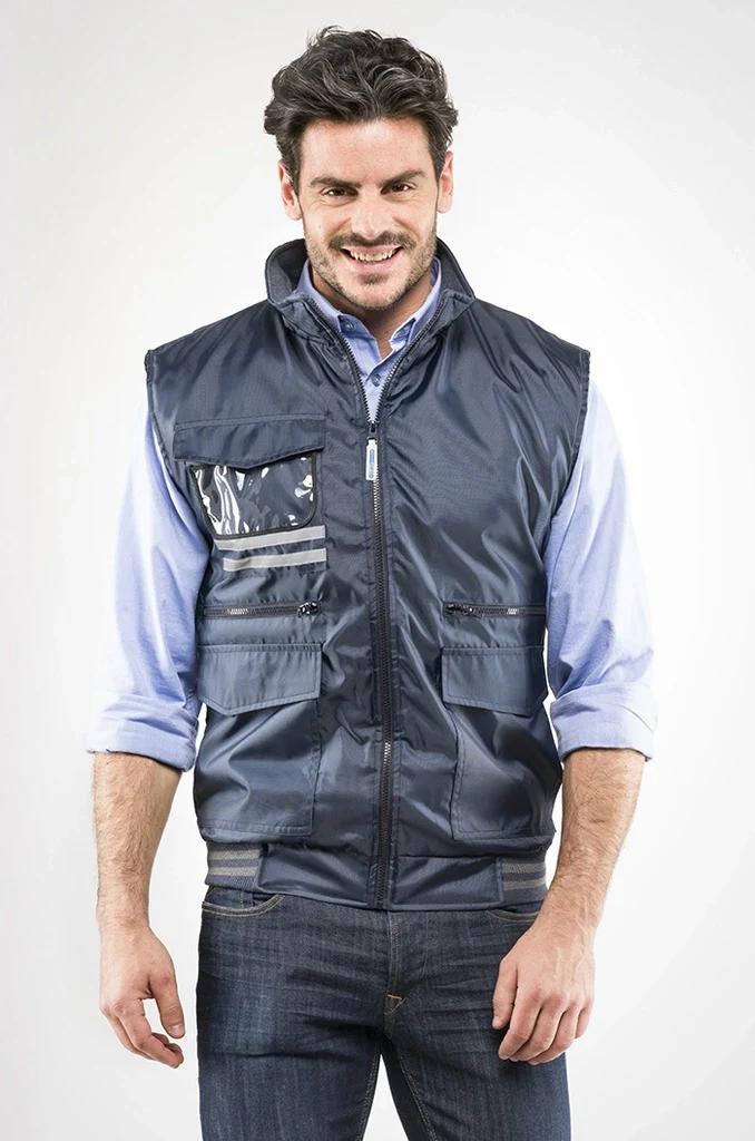 GILET IMBOTTITO 'MASTER SLOW' taglia M - blu navy  - SOTTOZERO - Image 2
