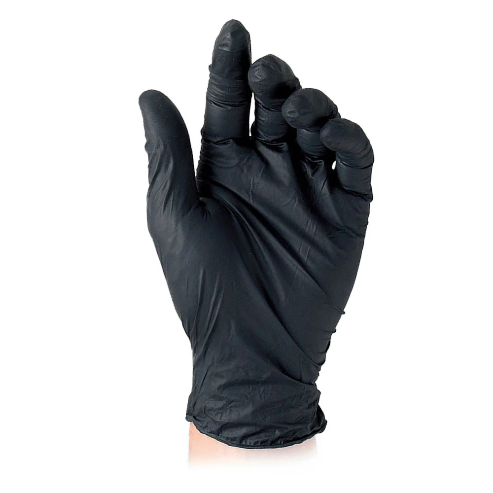 GUANTI NITRILE MONOUSO 'BLACK' M  - REFLEXX
