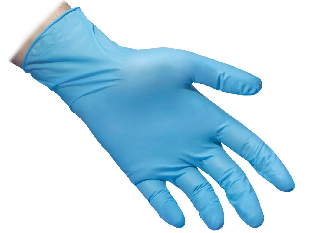 GUANTI NITRILE MONOUSO 'N73' extra strong (7 gr) - tg. M  - REFLEXX - Image 2
