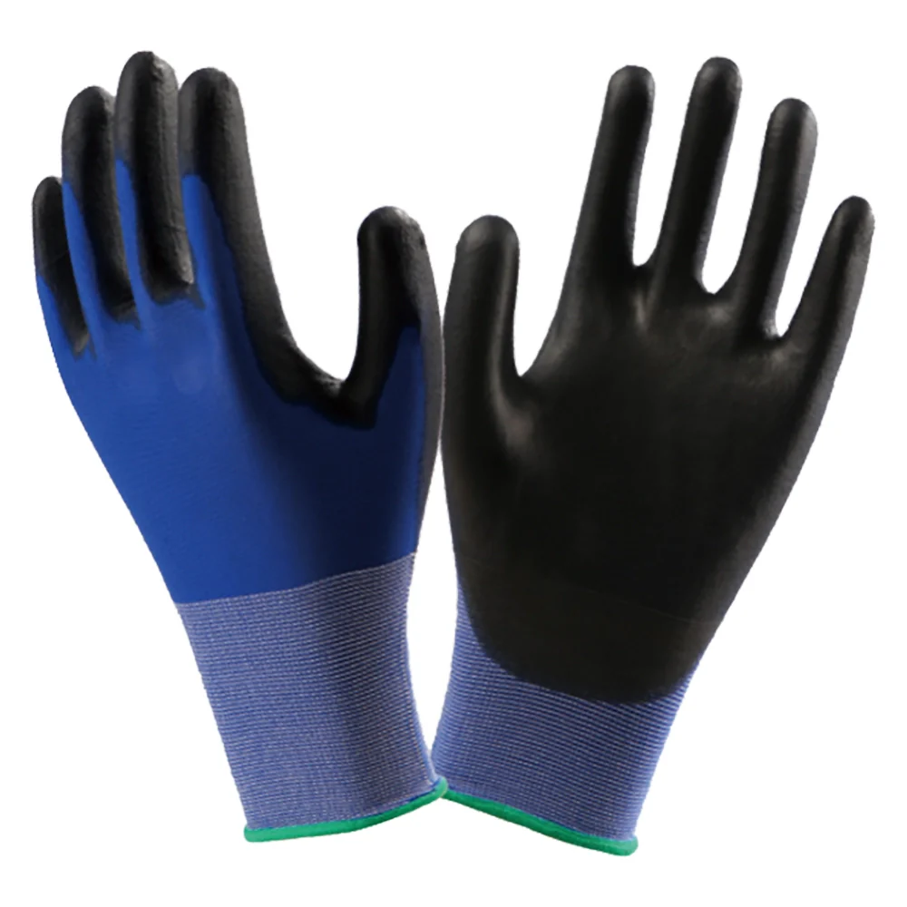 GUANTI NYLON / POLIURETANO Tg. 9 (L)- 12 coppia - GRIFON SAFETY