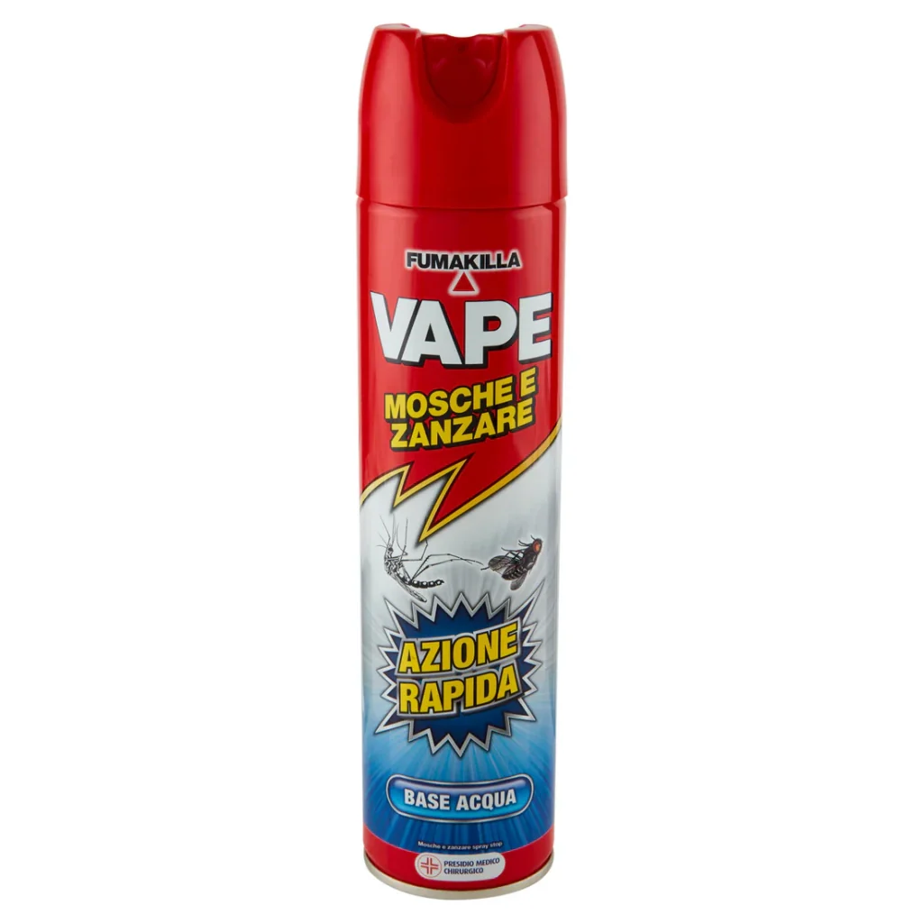 INSETTICIDA SPRAY 'MOSCHE E ZANZARE' ml 400  - VAPE - Image 2