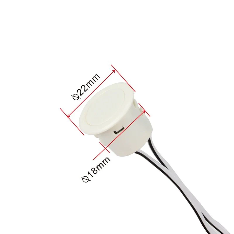 Interruttore LED Dimmer Touch Da Incasso 12V 24V 4A Con Cavo DC JACK 5.5x2.1mm Controllo Regolazione dell'Illuminazione con Funzione di Memoria Bianco - Image 4