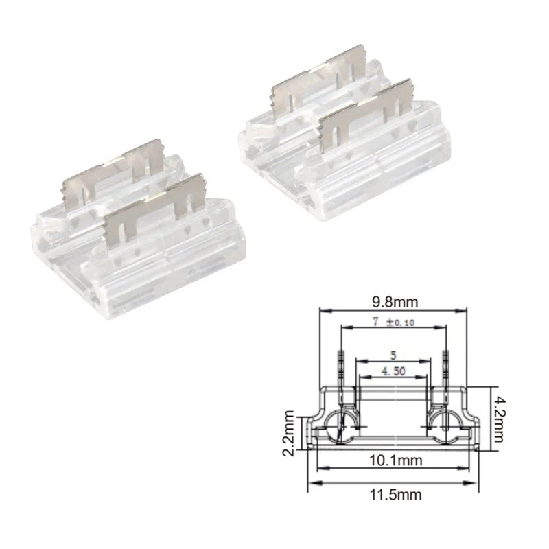 Interruttore Led Dimmer Touch Senza Saldatura Flessibile Larghezza 10mm 12V 24V 3A Con Memoria e Led Blu - Image 2