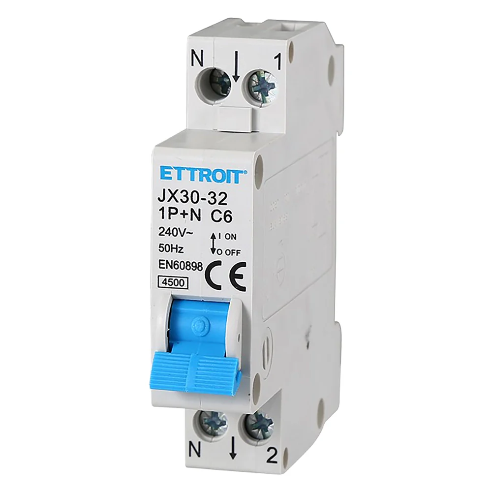INTERRUTTORE MAGNETOTERMICO 1P+N - 16A  - ETTROIT