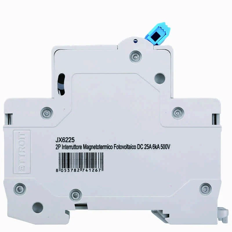 Interruttore Magnetotermico Fotovoltaico 2P DC 500V 25A 6kA Occupa 2 Moduli DIN - Image 2