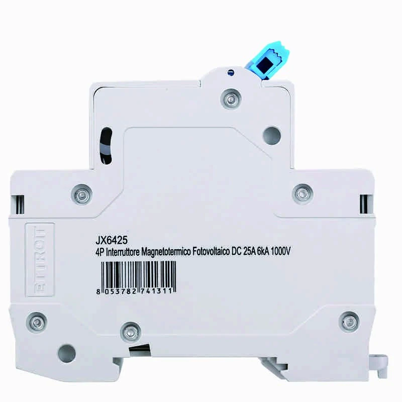 Interruttore Magnetotermico Fotovoltaico 4P DC 1000V 25A 6kA Occupa 4 Moduli DIN - Image 2