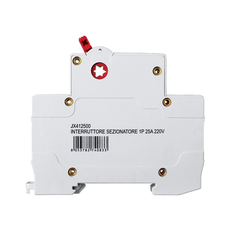 Interruttore Sezionatore 1P 25A 240VAC Guida DIN JXH1-125-1P-25A - Image 3