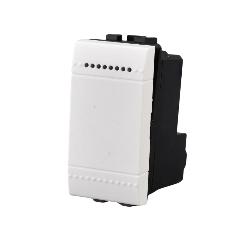 Interruttore Unipolare 1P 16A 220V MBL Bianco 1M Compatibile Bticino Living Light BLB0401 - Image 2