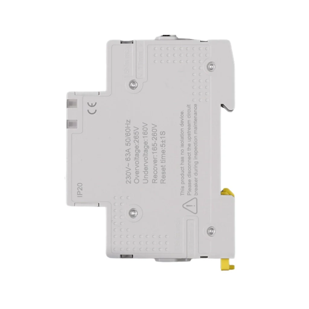 Interruttore WiFi Modulare 63A 220V, 1 Modulo DIN, Memoria, Controllo Remoto con App Tuya Smart Life, Monitoraggio Consumi in Tempo Reale, Compatibile Alexa e Google Home - Image 4