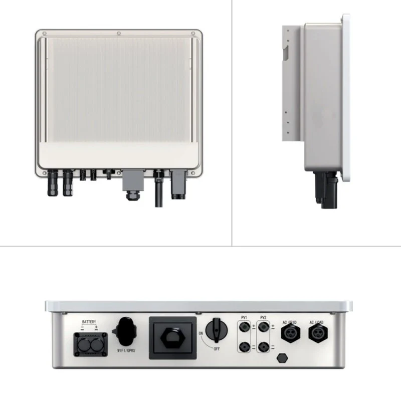 Inverter Fotovoltaico Monofase, Ibrido On-Grid/Off-Grid, Certificato CEI 0-21, Garanzia 10 Anni, IP65 (5KW) - Image 3