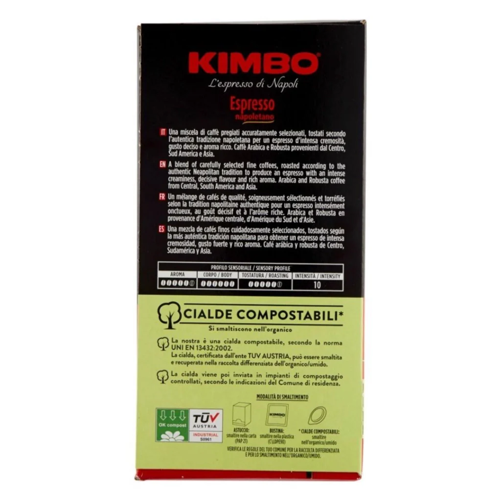 Kimbo espresso napoletano caffe' in cialde multipack 12 confezioni da 18 cialde ciascuna - Image 3