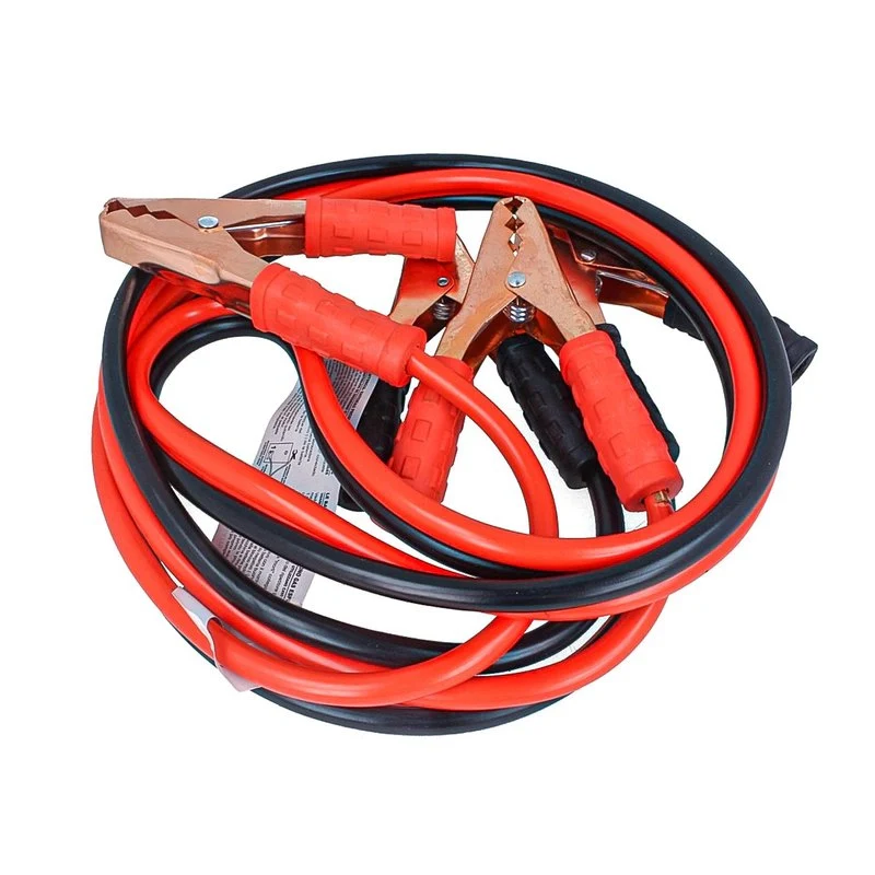 Kit Cavi Per Avviamento Batteria 800 Ampere Per Soccorso Emergenza Auto Moto Sezione Rame 10mmq 2,5 Metri - Image 2