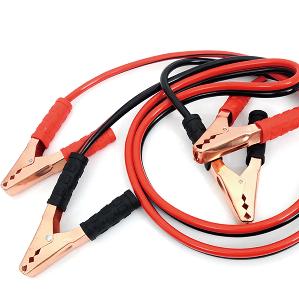 Kit Cavi Per Avviamento Batteria 800 Ampere Per Soccorso Emergenza Auto Moto Sezione Rame 10mmq 2,5 Metri - Image 2