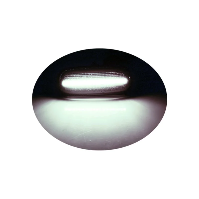 Kit Freccia Laterale a Led Side Marker Lente Nero Fume Luce Bianco Per Opel Vivaro Movano Nissan Interstar X70 OEM 7701047517 6030196E - Image 3