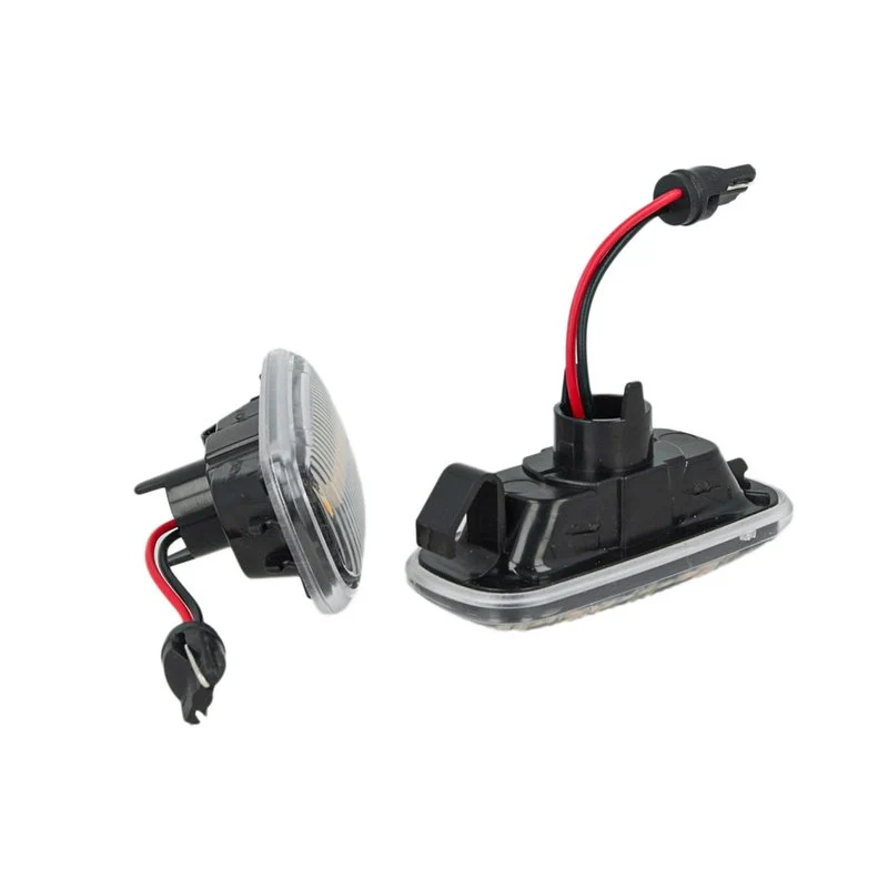 Kit Freccia Laterale a Led Side Marker Lente Trasparente Luce Bianco Per Audi A3 S3 8P A4 S4 RS4 B6 B7 B8 A6 S6 RS6 C5 C7 OEM 8N0949127A - Image 2