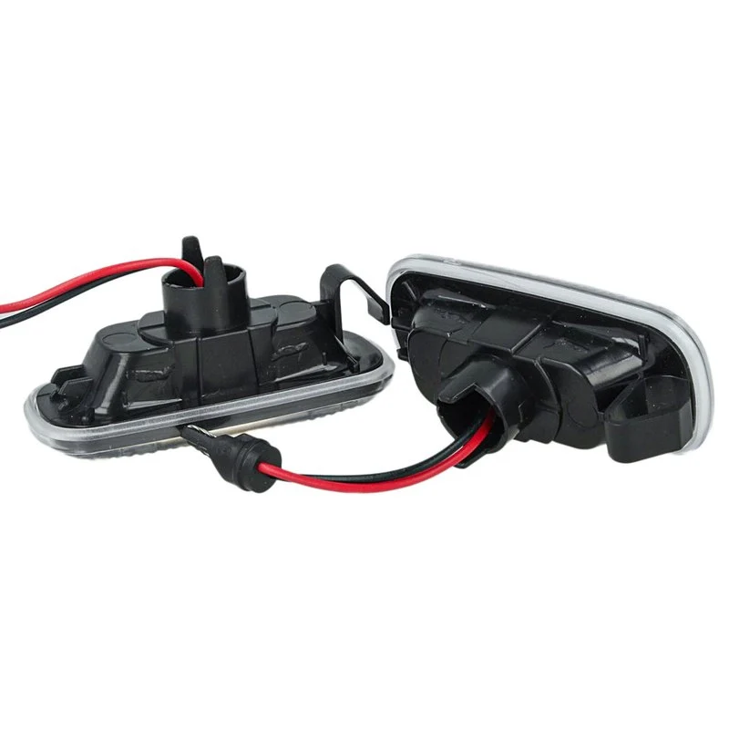 Kit Freccia Laterale a Led Side Marker Lente Trasparente Luce Bianco Per Audi A3 S3 8P A4 S4 RS4 B6 B7 B8 A6 S6 RS6 C5 C7 OEM 8N0949127A - Image 3