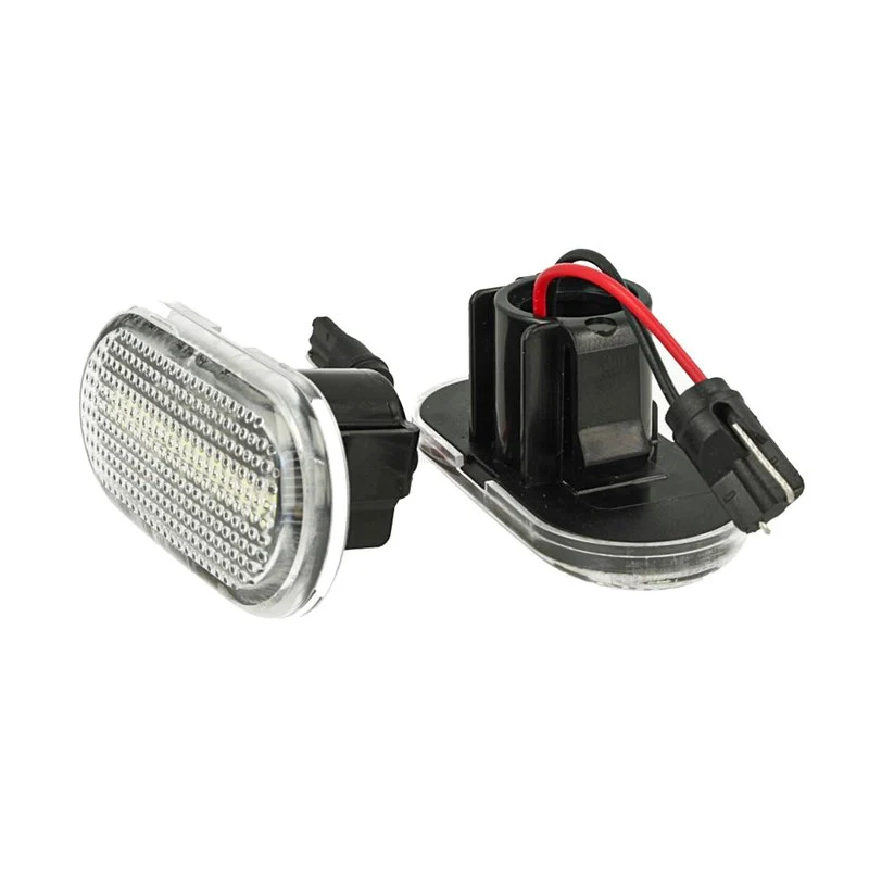 Kit Freccia Laterale a Led Side Marker Lente Trasparente Luce Bianco Per Opel Vivaro Movano Nissan Interstar X70 OEM 7701047517 6030196E - Image 2