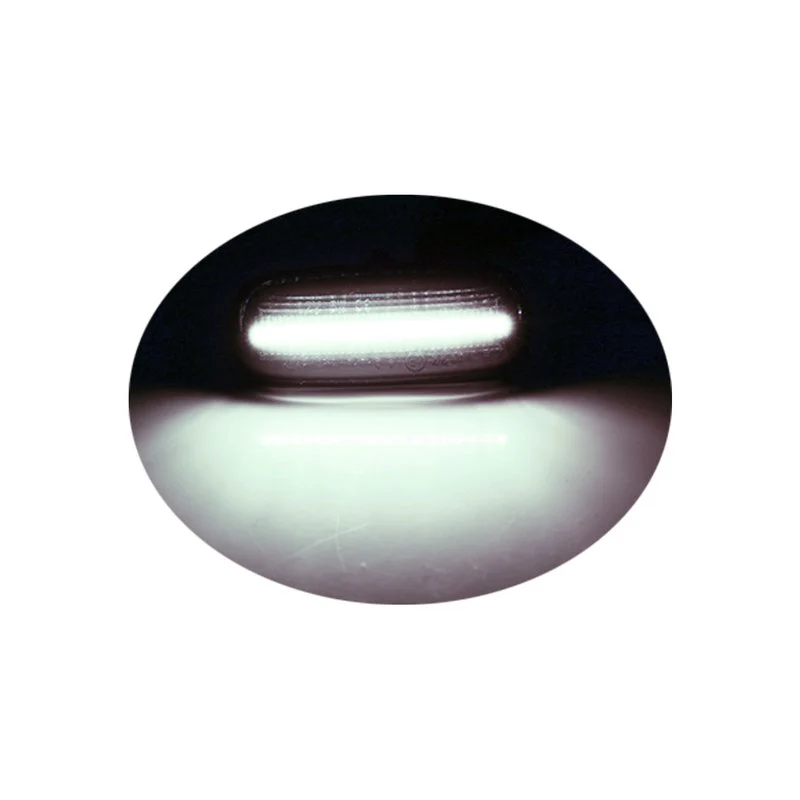 Kit Freccia Laterale a Led Side Marker Lente Trasparente Luce Bianco Per Opel Vivaro Movano Nissan Interstar X70 OEM 7701047517 6030196E - Image 3