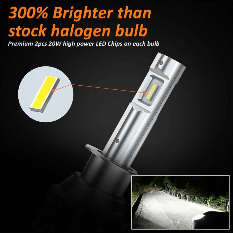 Kit Full Led Compatto H1 12V 30W 6000 Lumen Canbus All In One IP65 Senza Ventola - Image 2