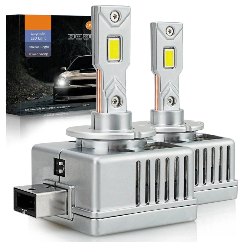 Kit Full Led Premium D1S D1R 80W 6000K 12000 Lumen 100% Canbus Piu Luminoso - Image 3