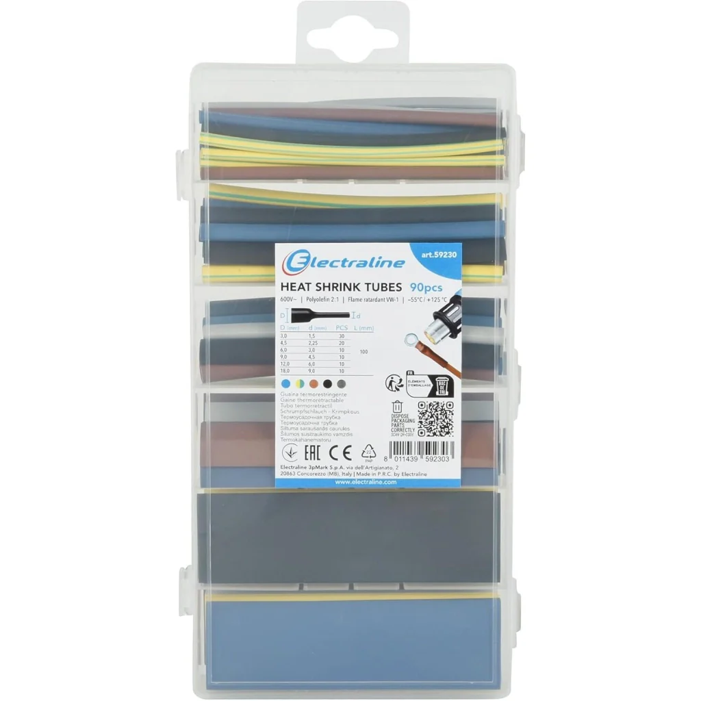 KIT SCATOLA 90 MANICOTTI TERMORETRAIBILI 10 CM. - Image 3