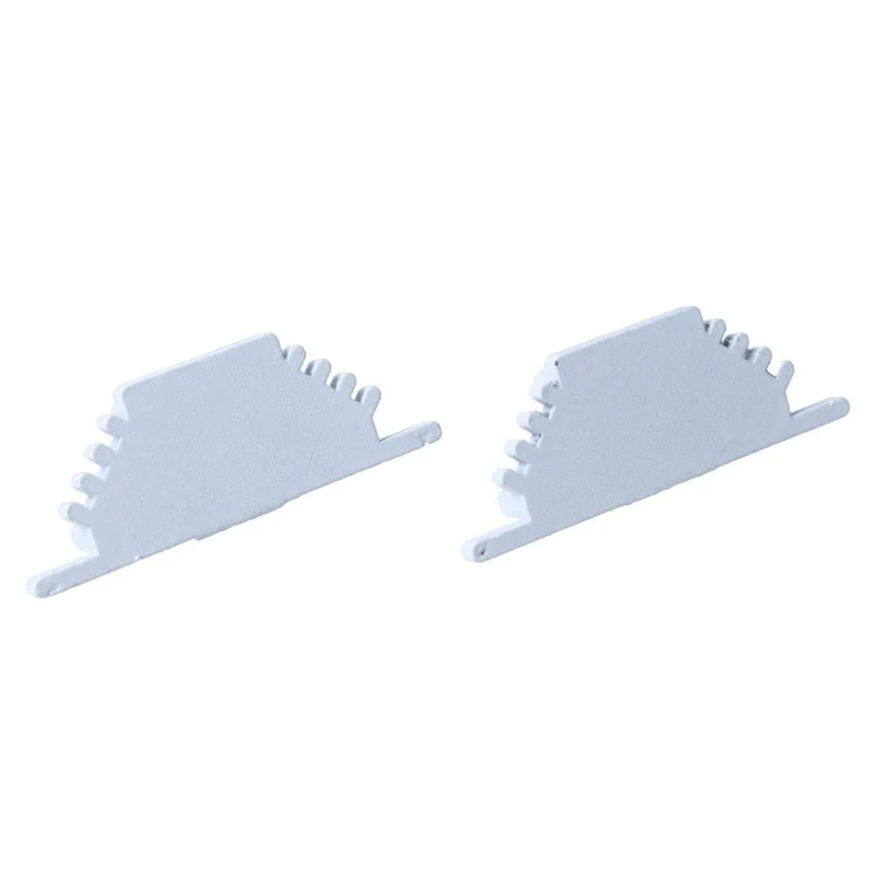 Kit Terminali Tappi di Chiusura In Metallo Colore Bianco Per Profilato Alluminio BAZ3010W - Image 3