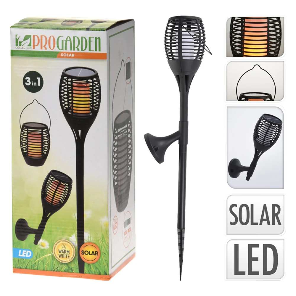LAMPADA A ENERGIA SOLARE cm 12 x h.62  - Senza Marca