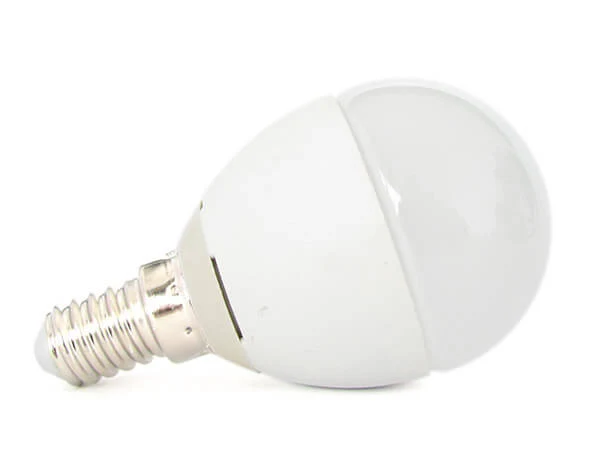 Lampada A Led E14 P45 6W Forma Sfera Bulbo Pallina 240 Gradi 220V SKU-168, Disponibili 3000K 4000K 6400K (Bianco Neutro 4000K)