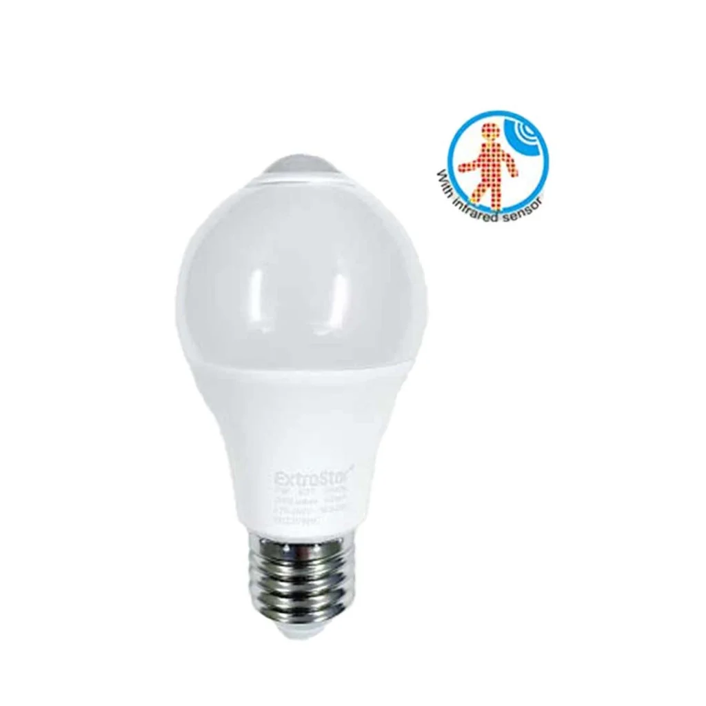 Lampada A Led E27 Con Sensore Movimento Infrarossi 7W 560 Lumen A60 6500K - Image 3