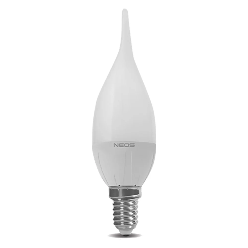 LAMPADA A LED 'FIAMMA'     FRED. 6500K  5,5W=40W E14 - 470 lm- 10 pezzi  - NOVAITALIA
