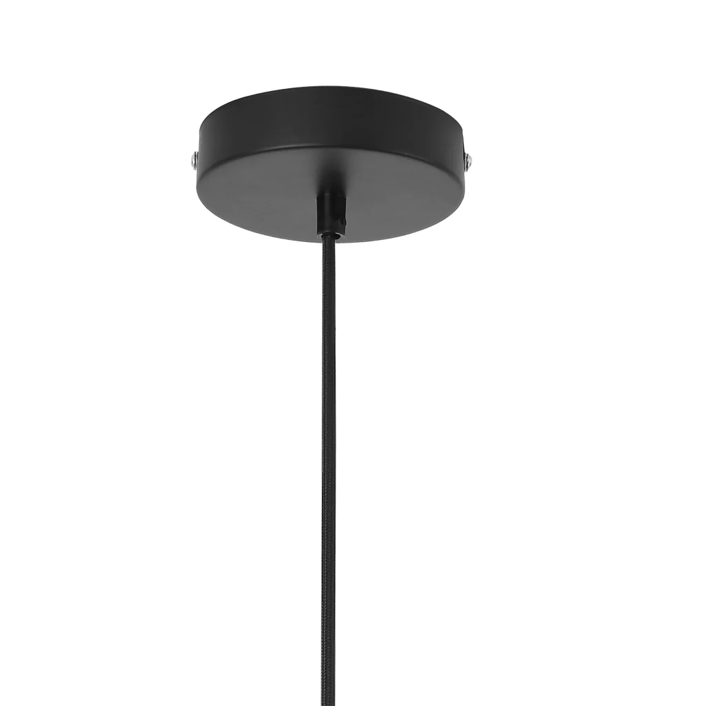 Lampada a Sospensione Newtownabbey con Paralume a Forma di Nassa - Nero - lux.pro - Image 6