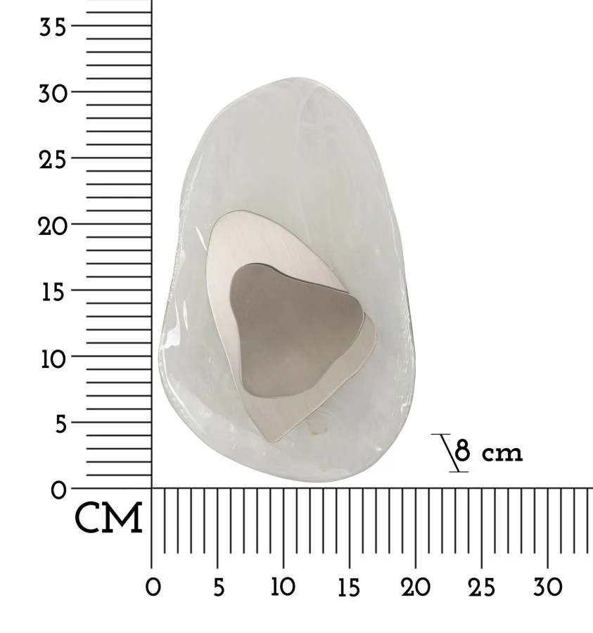 LAMPADA DA MURO OCEAN SILVER CM 21X8X31 - Image 6